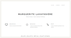 Desktop Screenshot of margueritelavayssiere.com