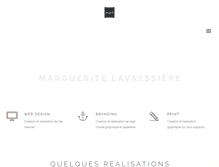 Tablet Screenshot of margueritelavayssiere.com